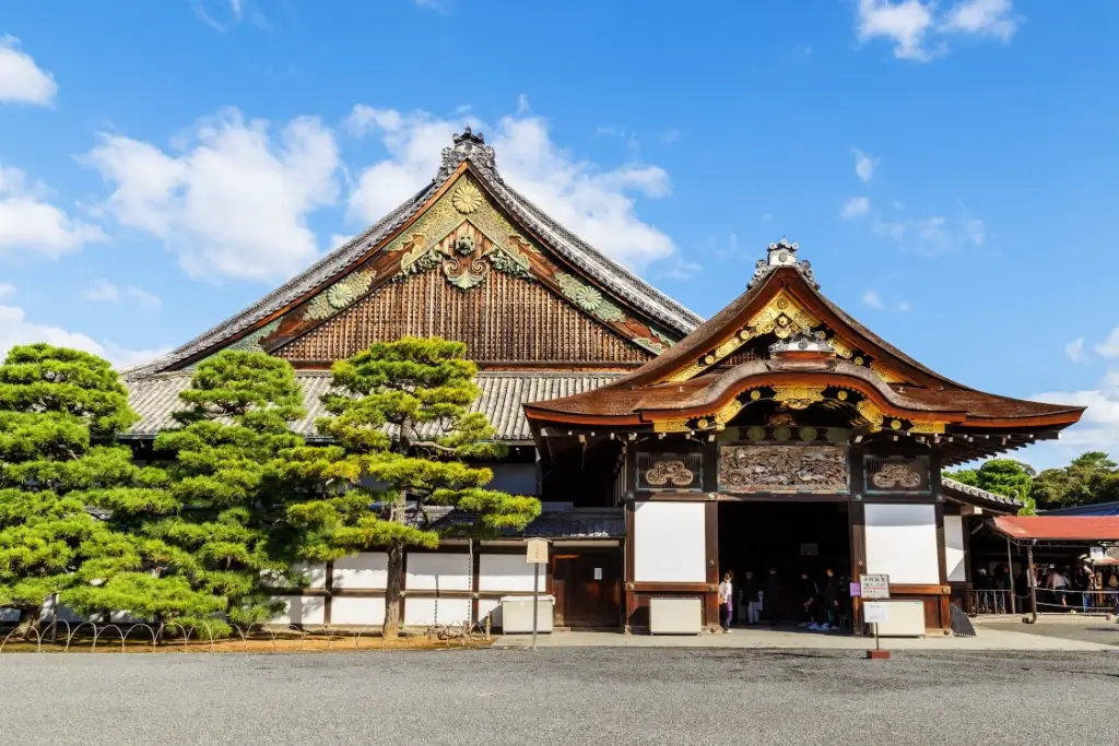 Nijo Castle during the daytime.