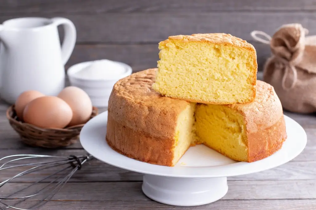 A huge castella cake.