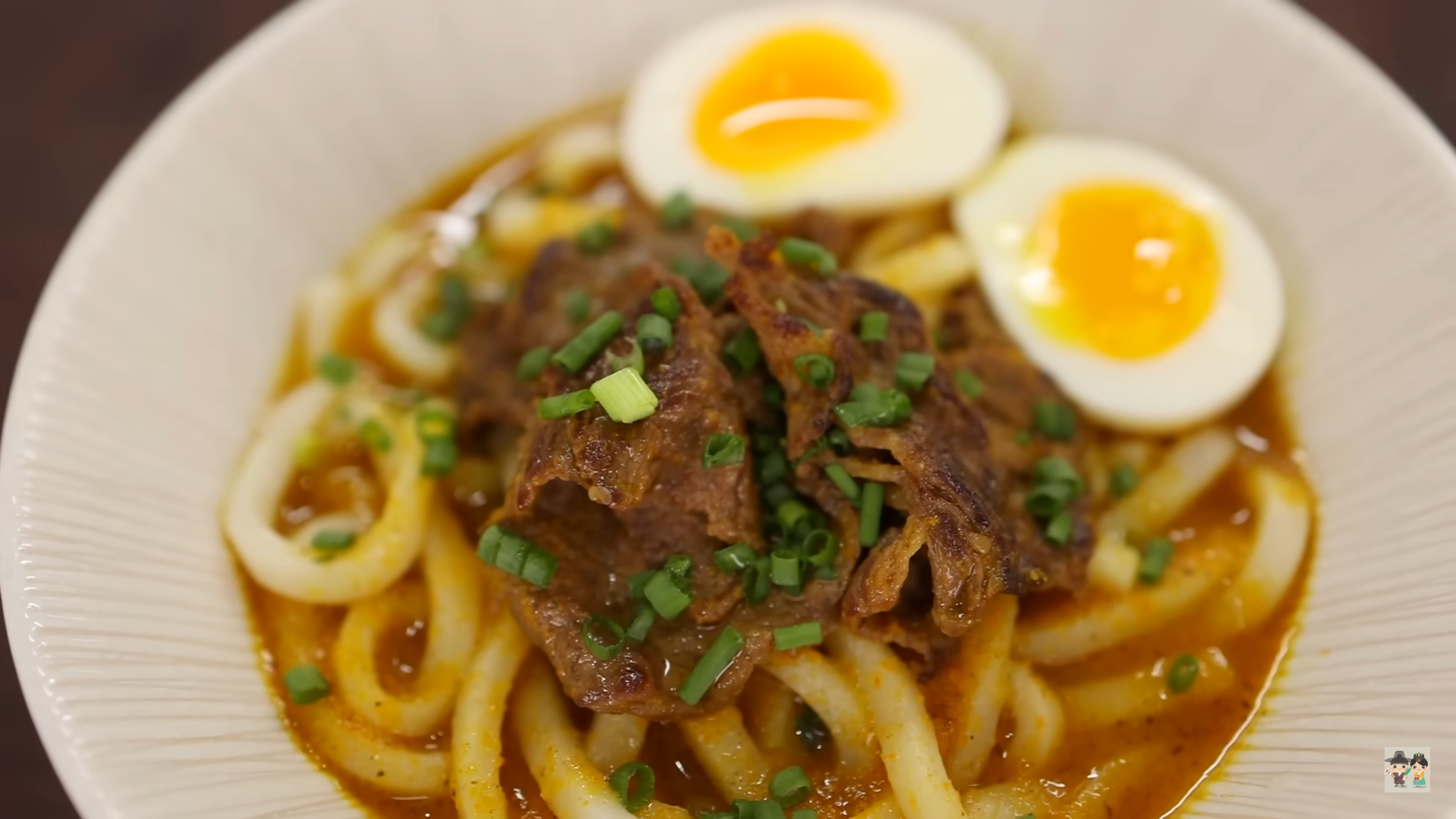 Curry udon made by Aaron and Claire.