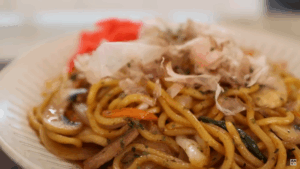 Yakisoba made by Aaron and Claire