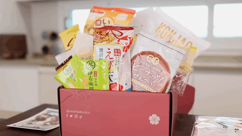 Sakuraco a monthly subscription Japanese snack box