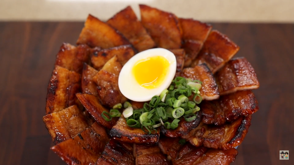 A bowl of Butadon made by Aaron and Claire