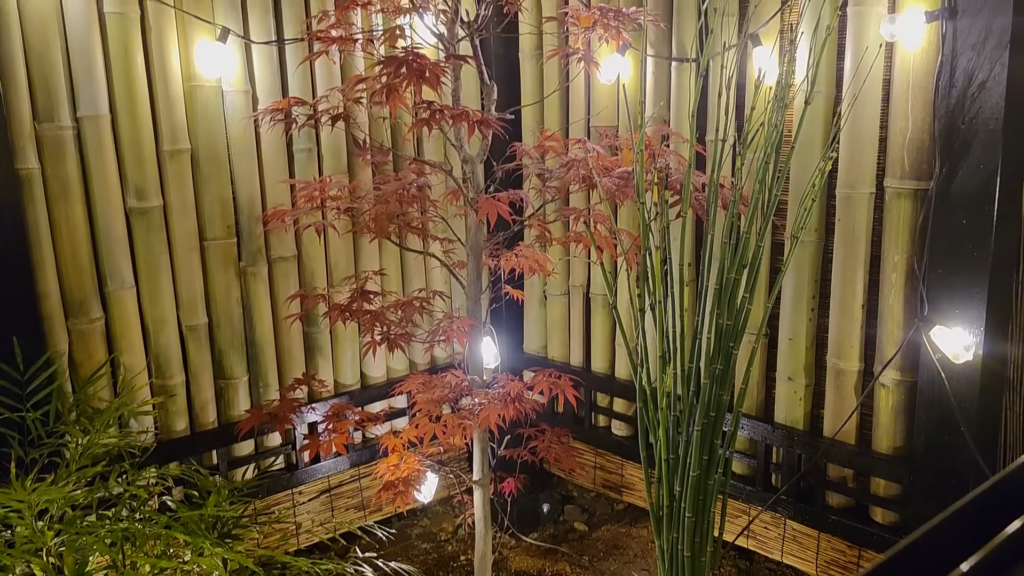Rachel and Jun Bamboo Garden Fence