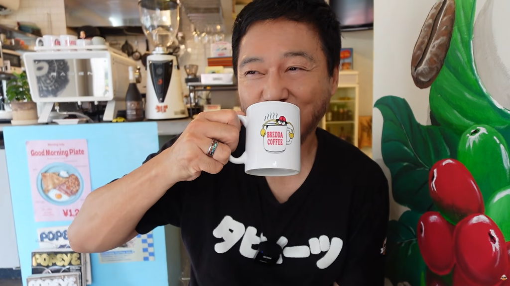 Shinichi and Satoshi visiting Bredda Coffee